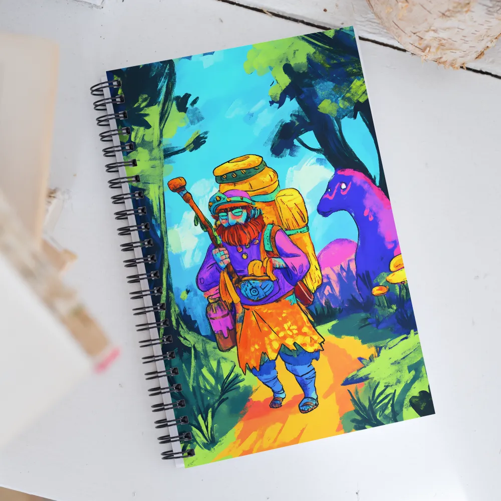 Journey Through a Whimsical Forest | Spiral Notebook