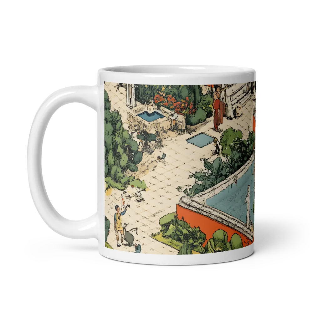 Harmony in the Garden | Mug with White inside | 11 oz