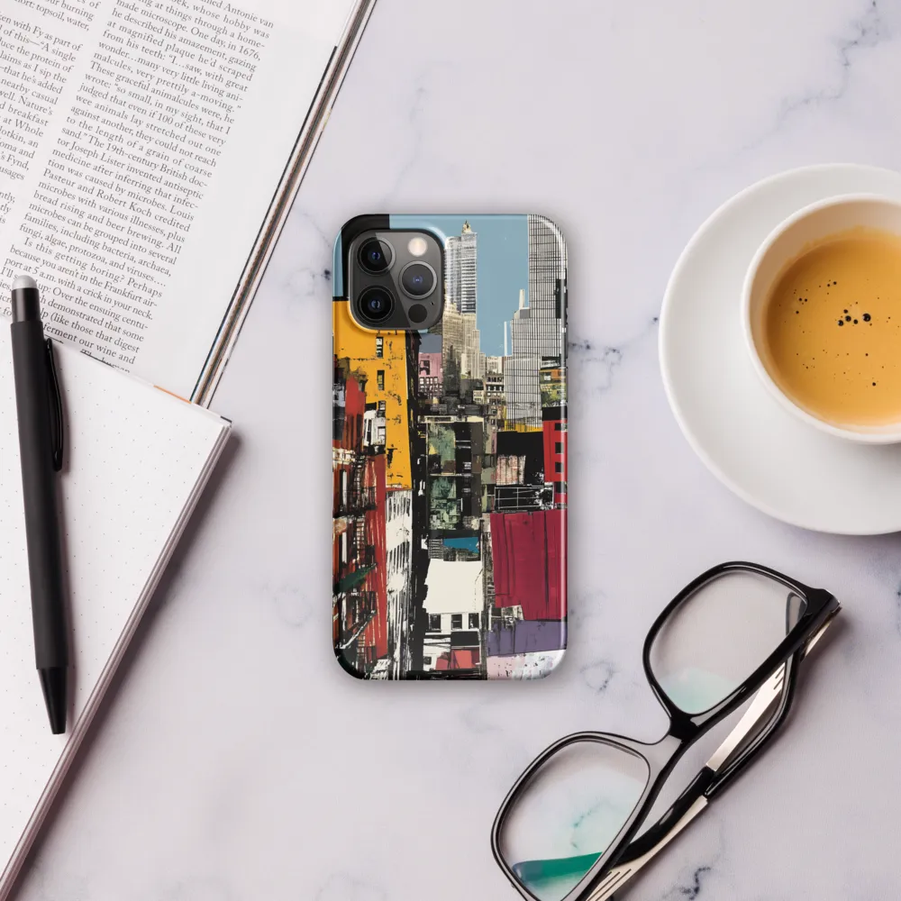 Urban Collage: A Vivid Cityscape | Phone Case |  12 Pro | Snap Case | Glossy