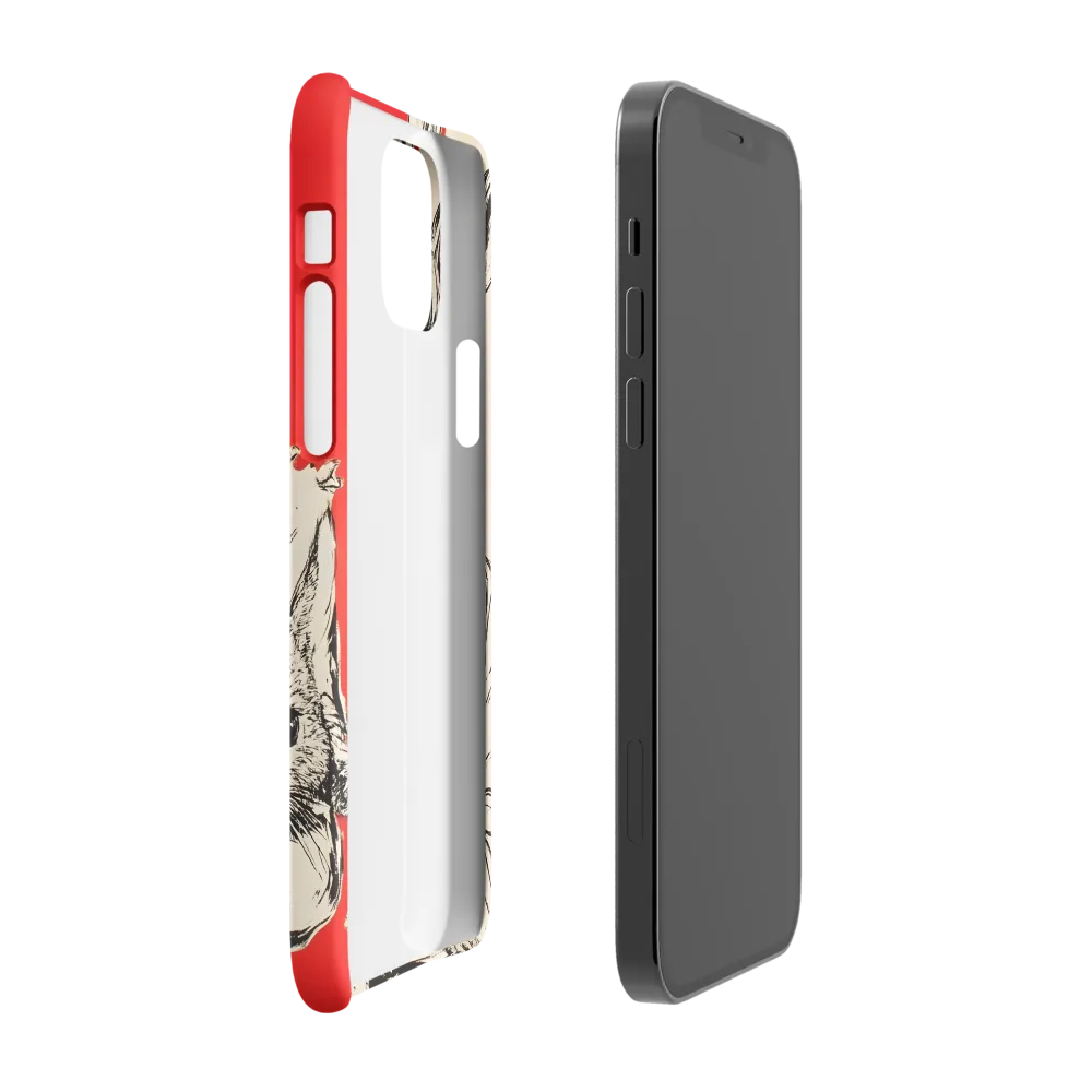 Whimsical Elegance: The Rabbit Lady | Phone Case |  12 | Snap Case | Matte