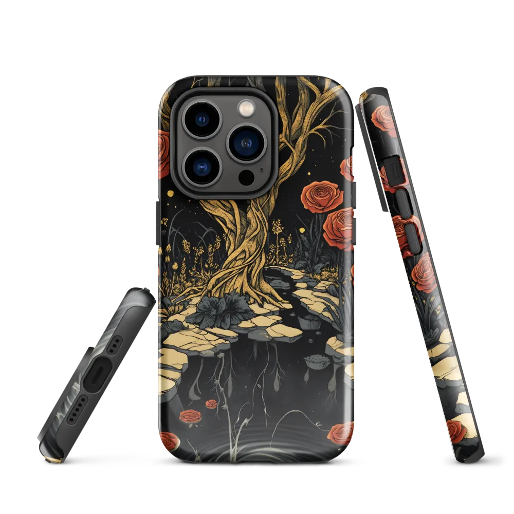 Whispers of the Enchanted Garden | Phone Case |  14 Pro | Tough Case | Glossy