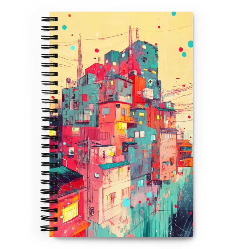 Urban Symphony of Color | Spiral Notebook