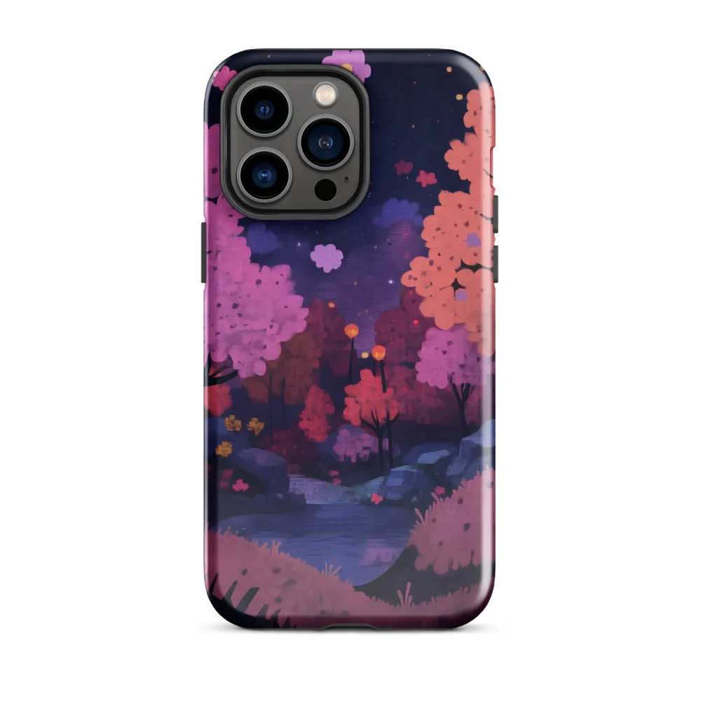 Whispers of Spring: A Serene Landscape | Phone Case |  14 Pro Max | Tough Case | Glossy