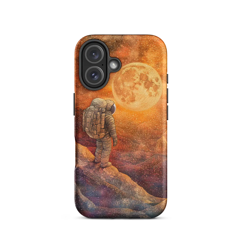 Journey to the Celestial: An Astronaut's Reflection | Phone Case