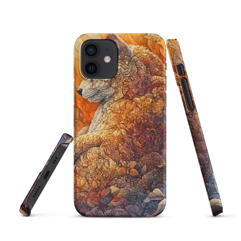 Amber Sentinel — Fox in a Floral Tapestry