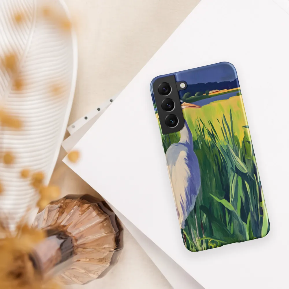Graceful Presence: The Heron in the Meadow
