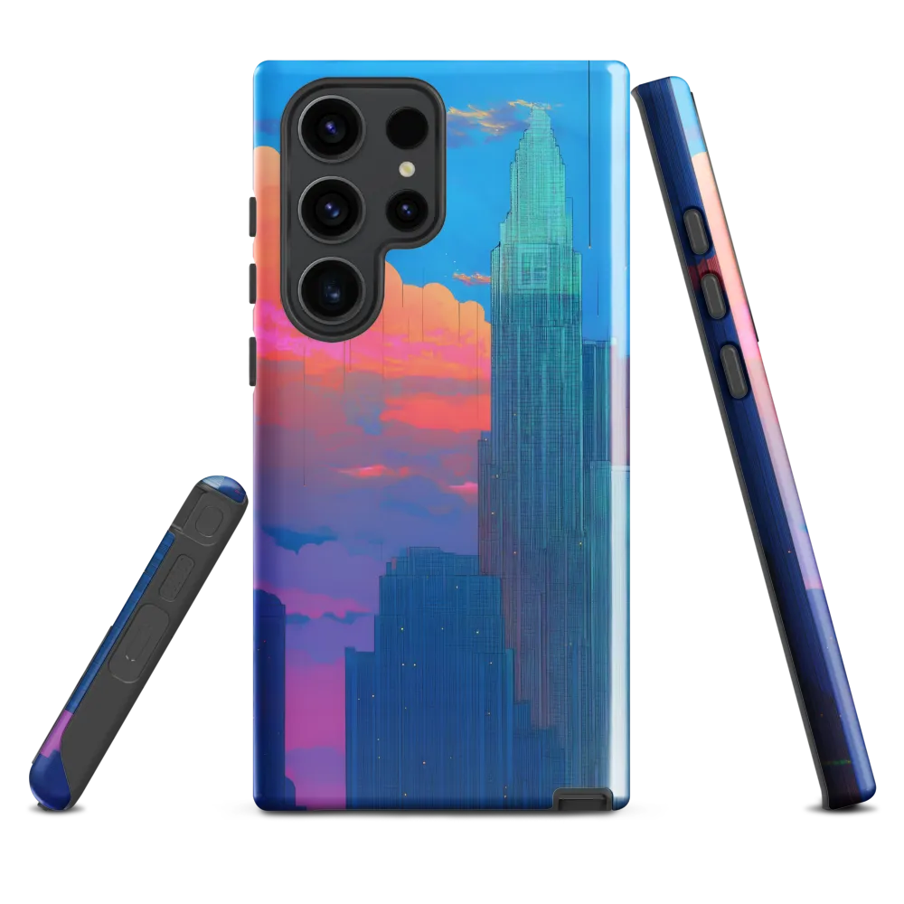Twilight Reflections: A Digital Cityscape