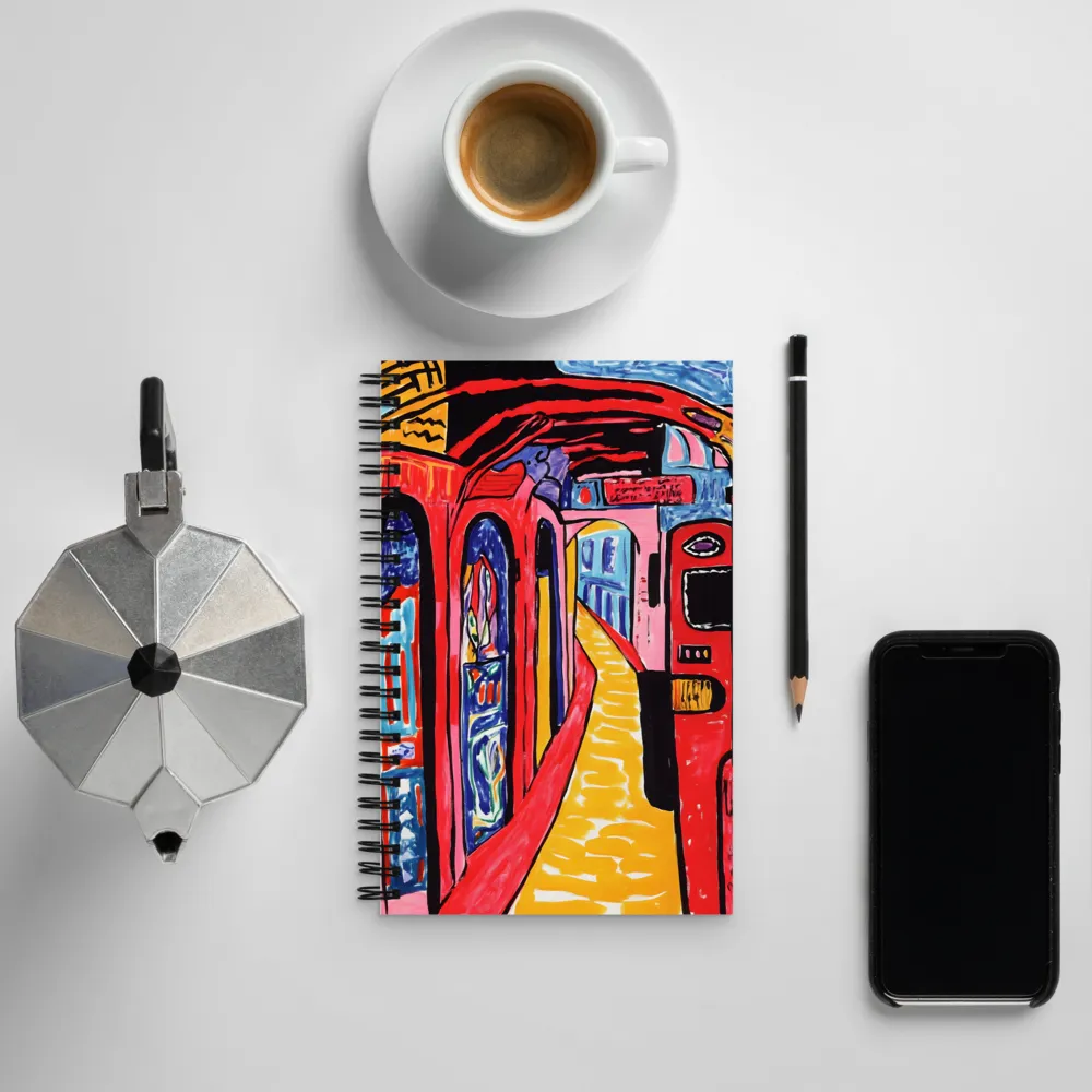 Urban Symphony in Color | Spiral Notebook