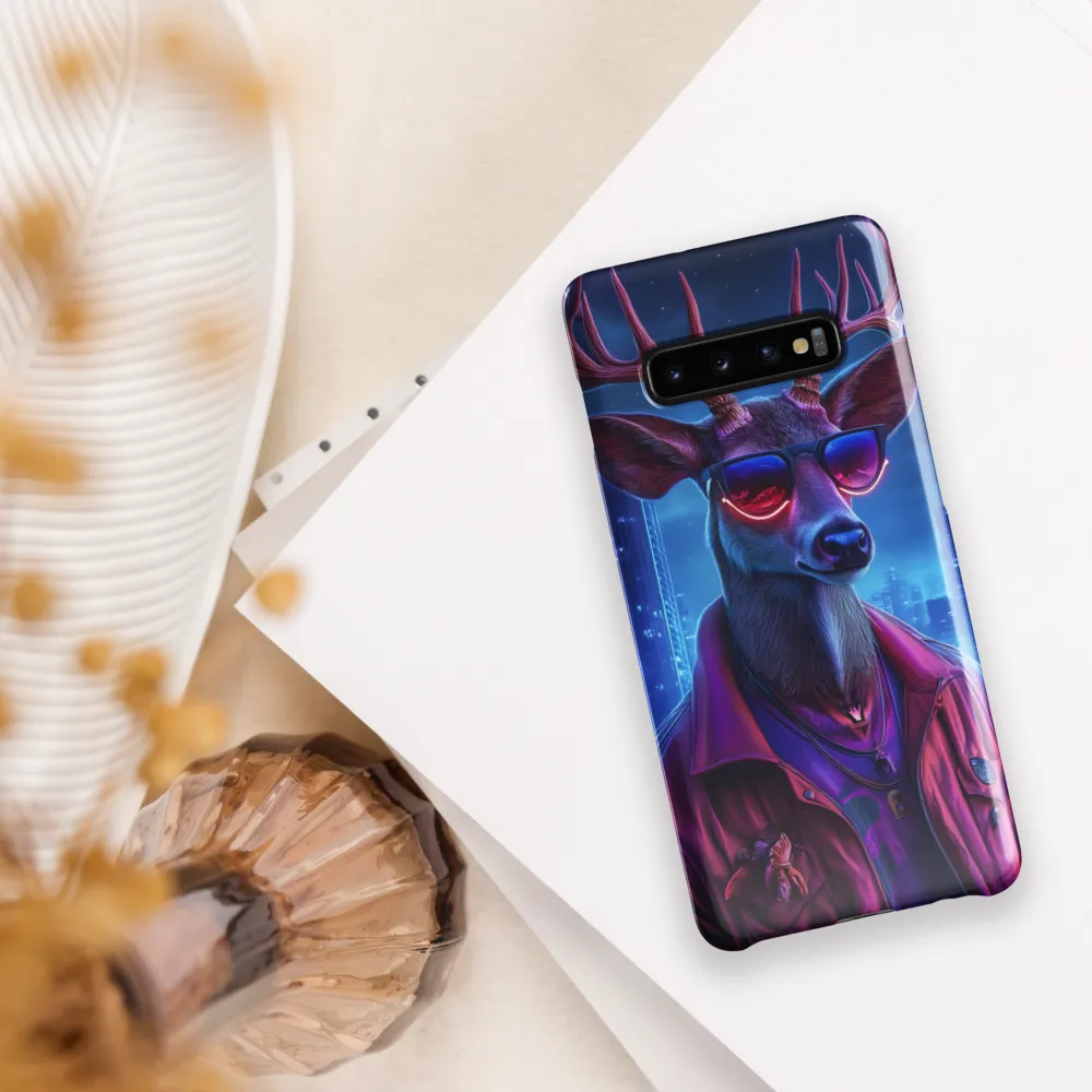 Urban Serenade: The Cool Deer | Phone Case |  S10 Plus | Snap Case | Glossy