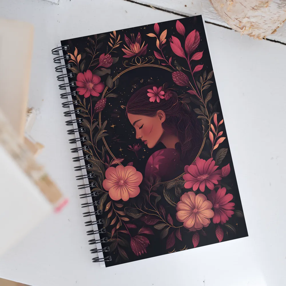 Whispers of Serenity | Spiral Notebook