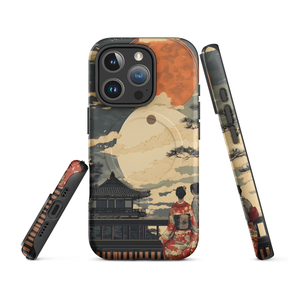 Under the Embrace of the Moon | Phone Case |  16 Pro | MagSafe® Tough Case | Matte