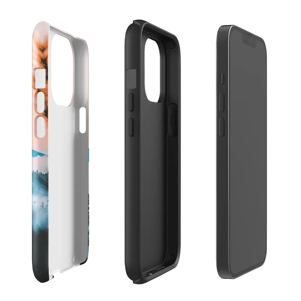 Tranquil Dawn Over Mountains | Phone Case |  13 Pro | Tough Case | Matte
