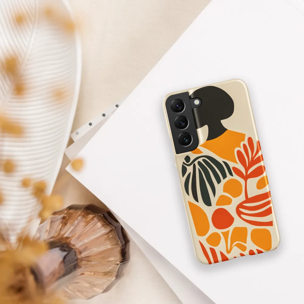Silhouette with Botanical Cutouts