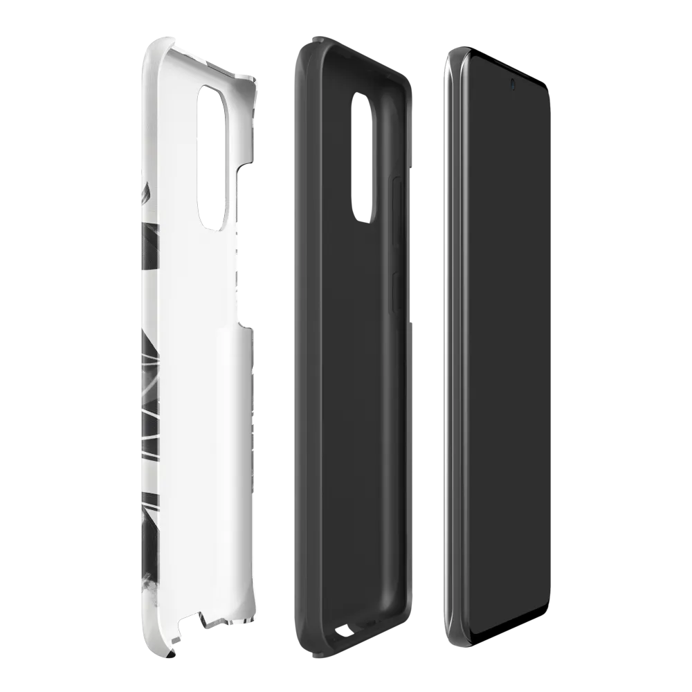 Fluid Grace: The Dance of Shadows | Phone Case |  S20 Plus | Tough Case | Glossy