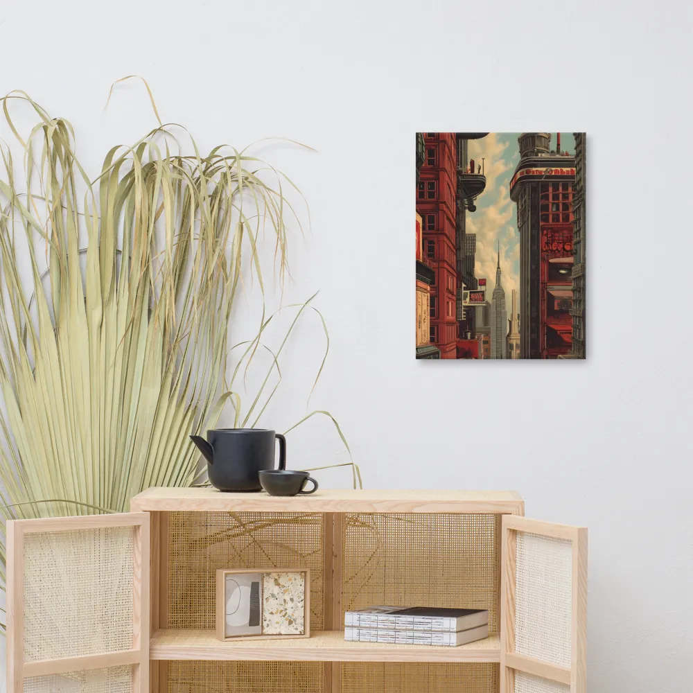 A Glimpse of Tomorrow: Urban Ambition | Canvas | 18″×24″