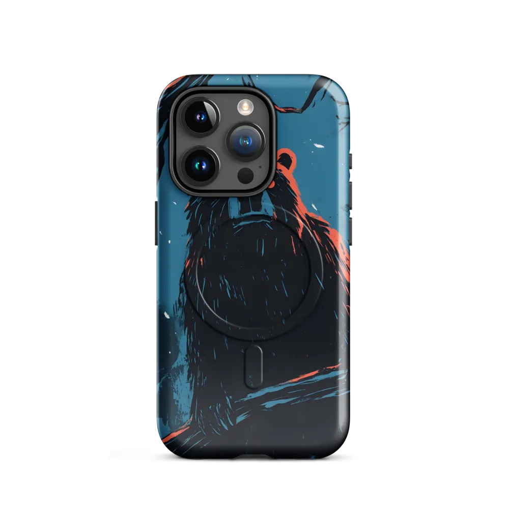Eerie Majesty: A Bear in the Night
