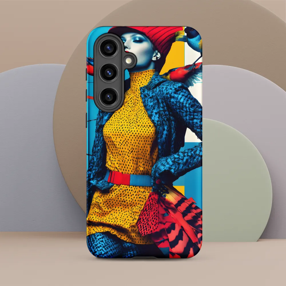 Vibrant Fusion of Nature and Fashion
