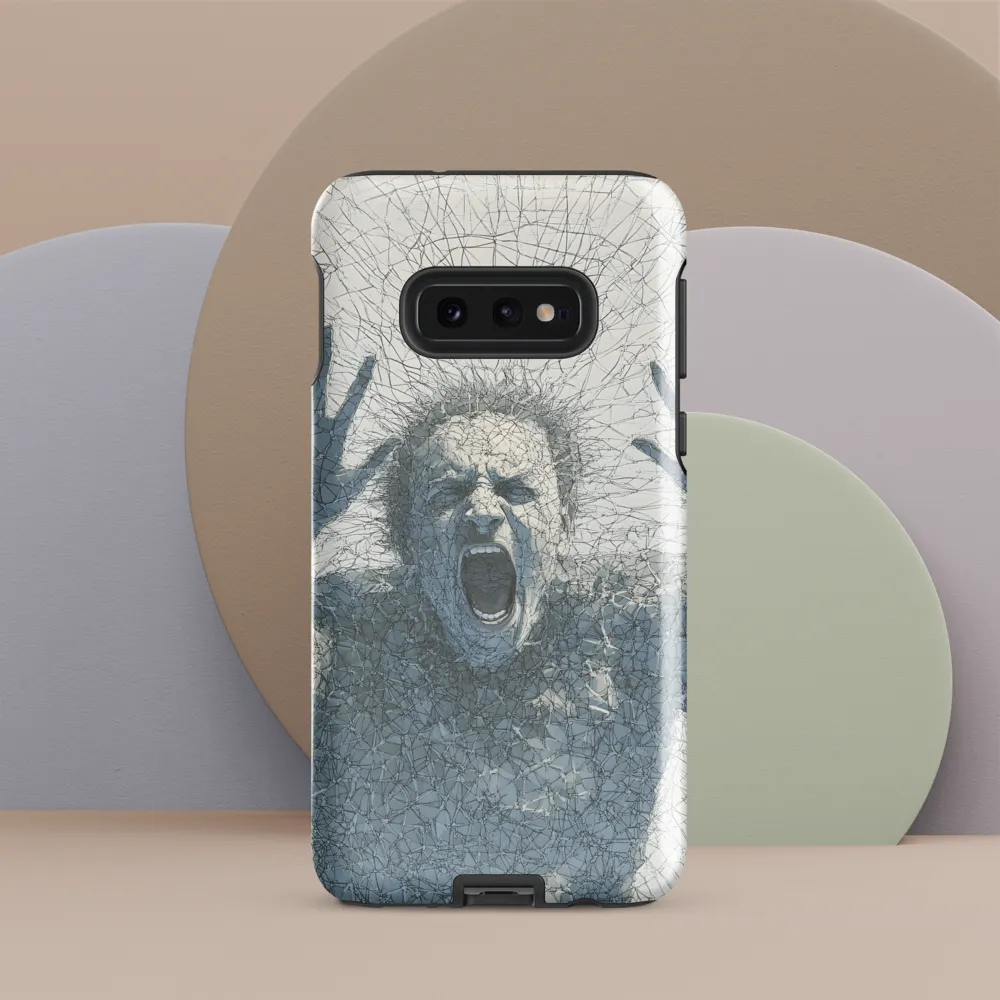 Breaking Free: An Expression of Anguish | Phone Case |  S10e | Tough Case | Glossy