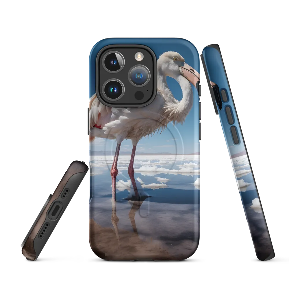 Graceful Solitude of a Flamingo