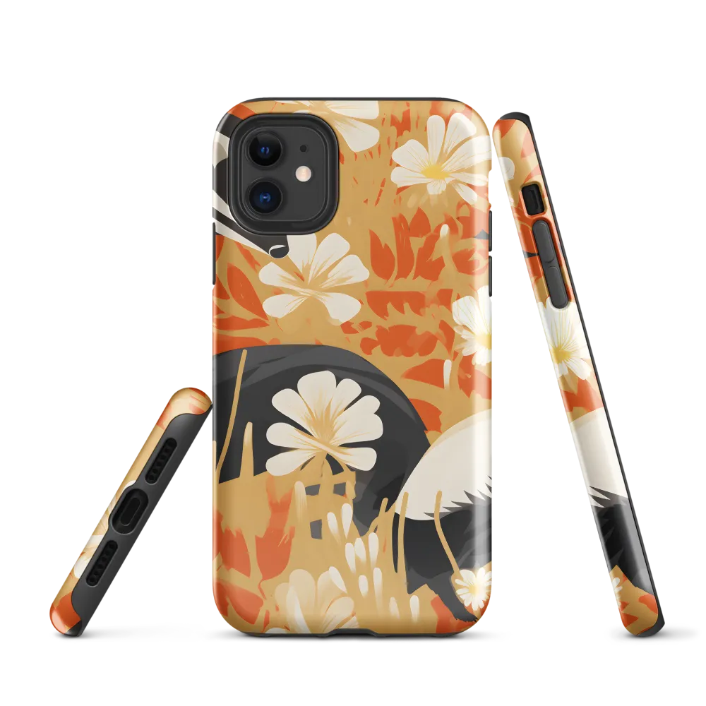 Whimsical Badgers in Bloom