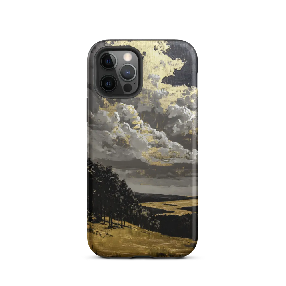 Golden Serenity in a Dramatic Sky | Phone Case |  12 Pro | Tough Case | Matte