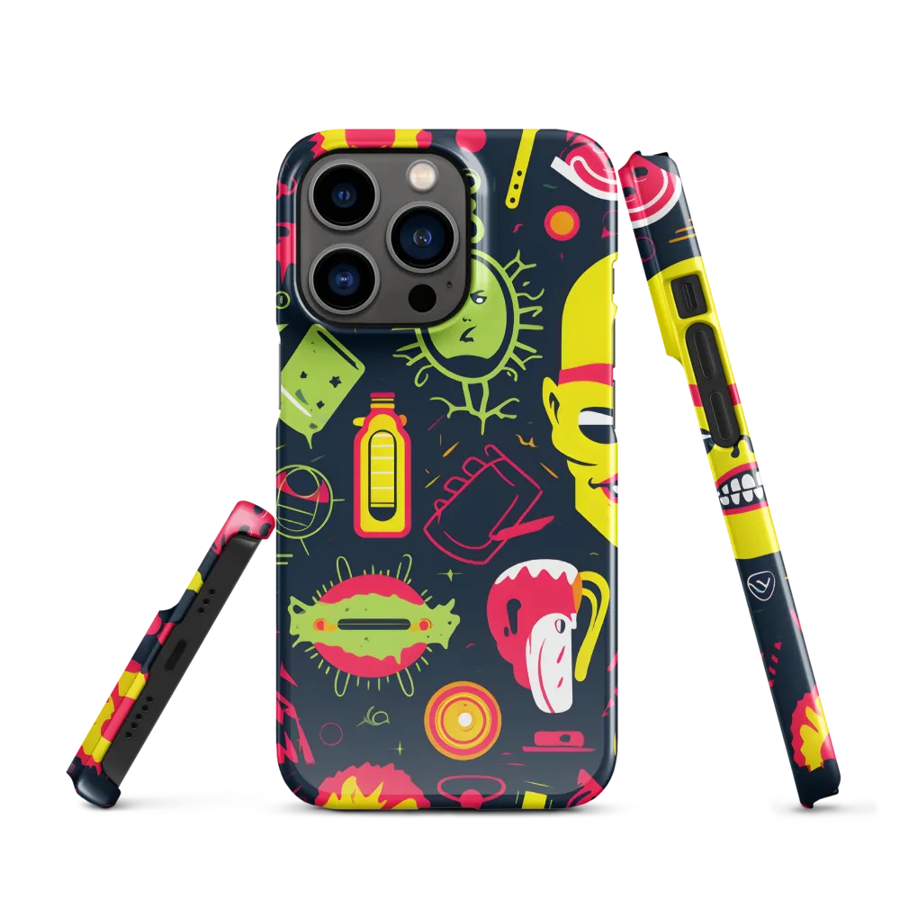 Neon Revelry: A Quirky Exploration of Modern Pop Art