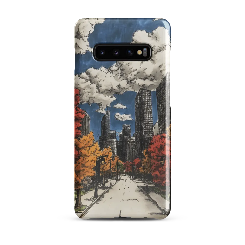 Autumn Serenity in the City | Phone Case |  S10 Plus | Snap Case | Glossy