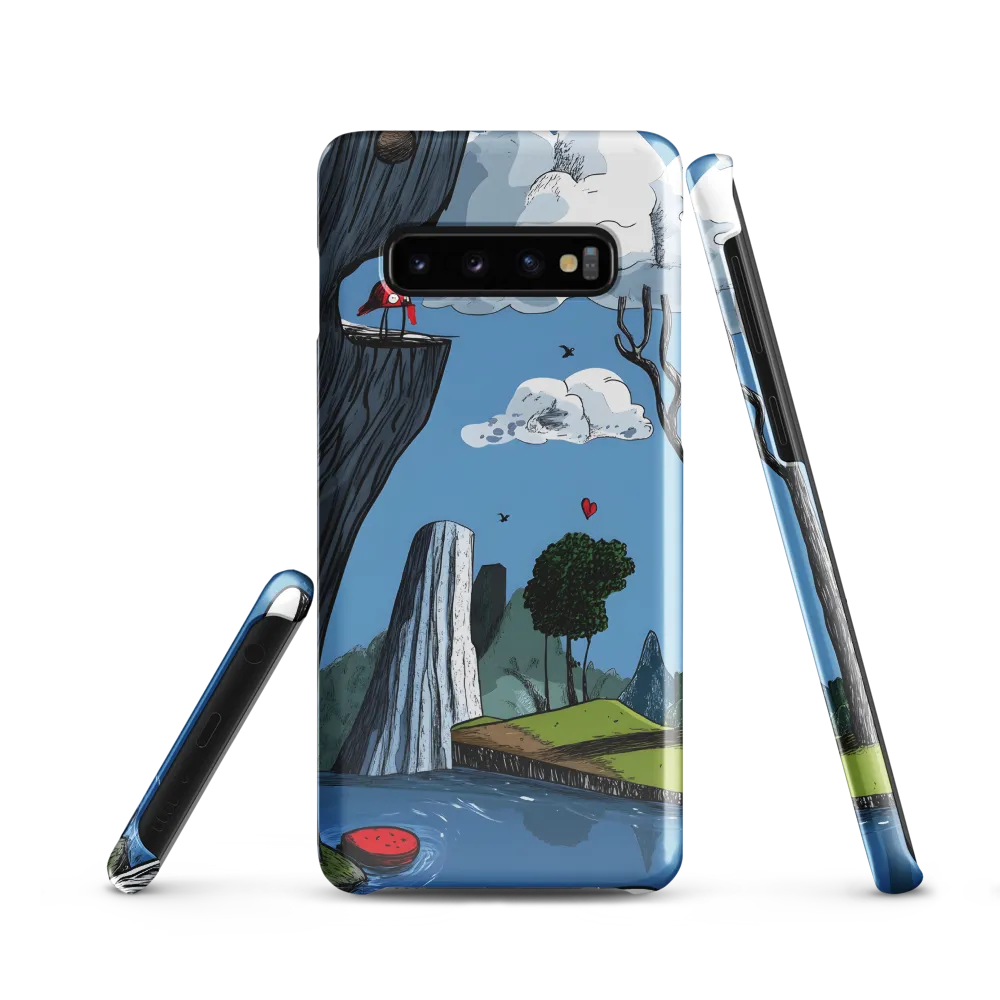 Whimsical Cliffside Reflections