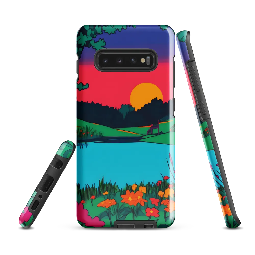 Serenity at Sunset | Phone Case |  S10 Plus | Tough Case | Glossy