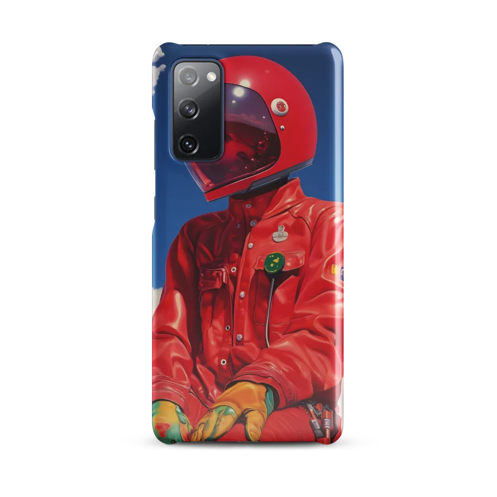 Astronaut in Crimson