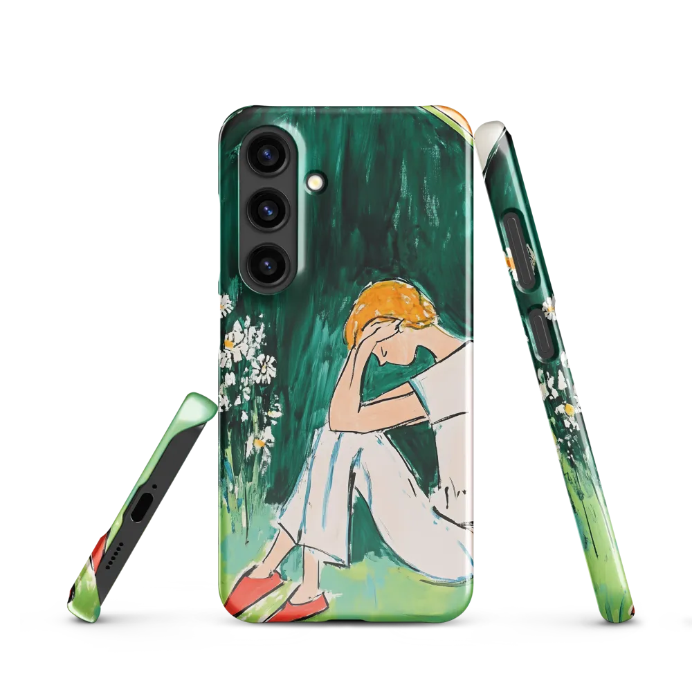Silent Sorrow | Phone Case |  S24 | Snap Case | Glossy