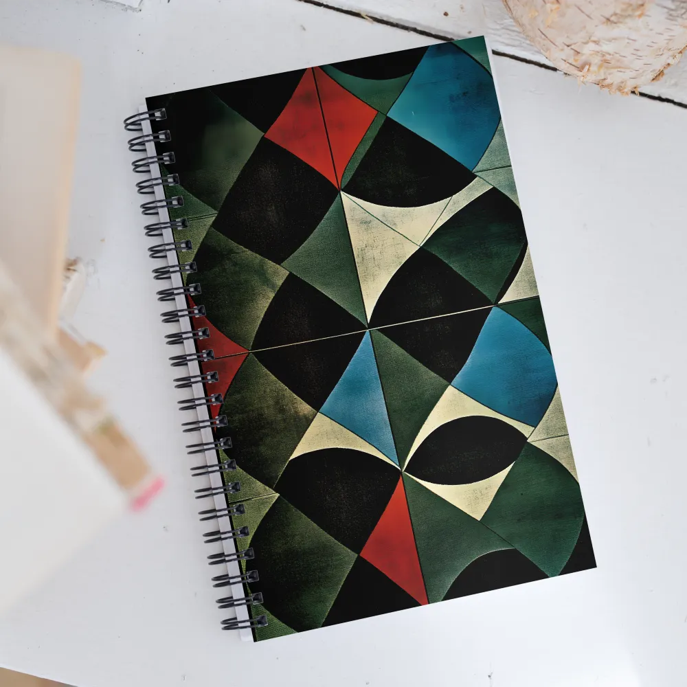 Symphony of Shapes | Spiral Notebook