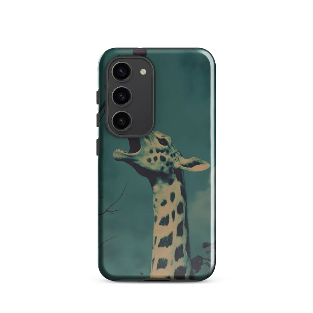 Whispers of the Tall: A Surreal Giraffe Encounter