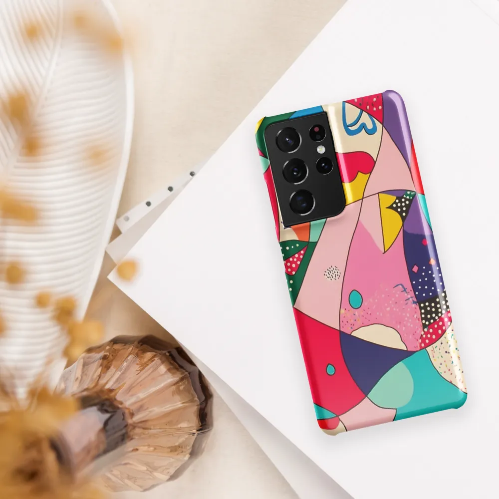 Playful Geometry in Color | Phone Case |  S21 Ultra | Snap Case | Glossy