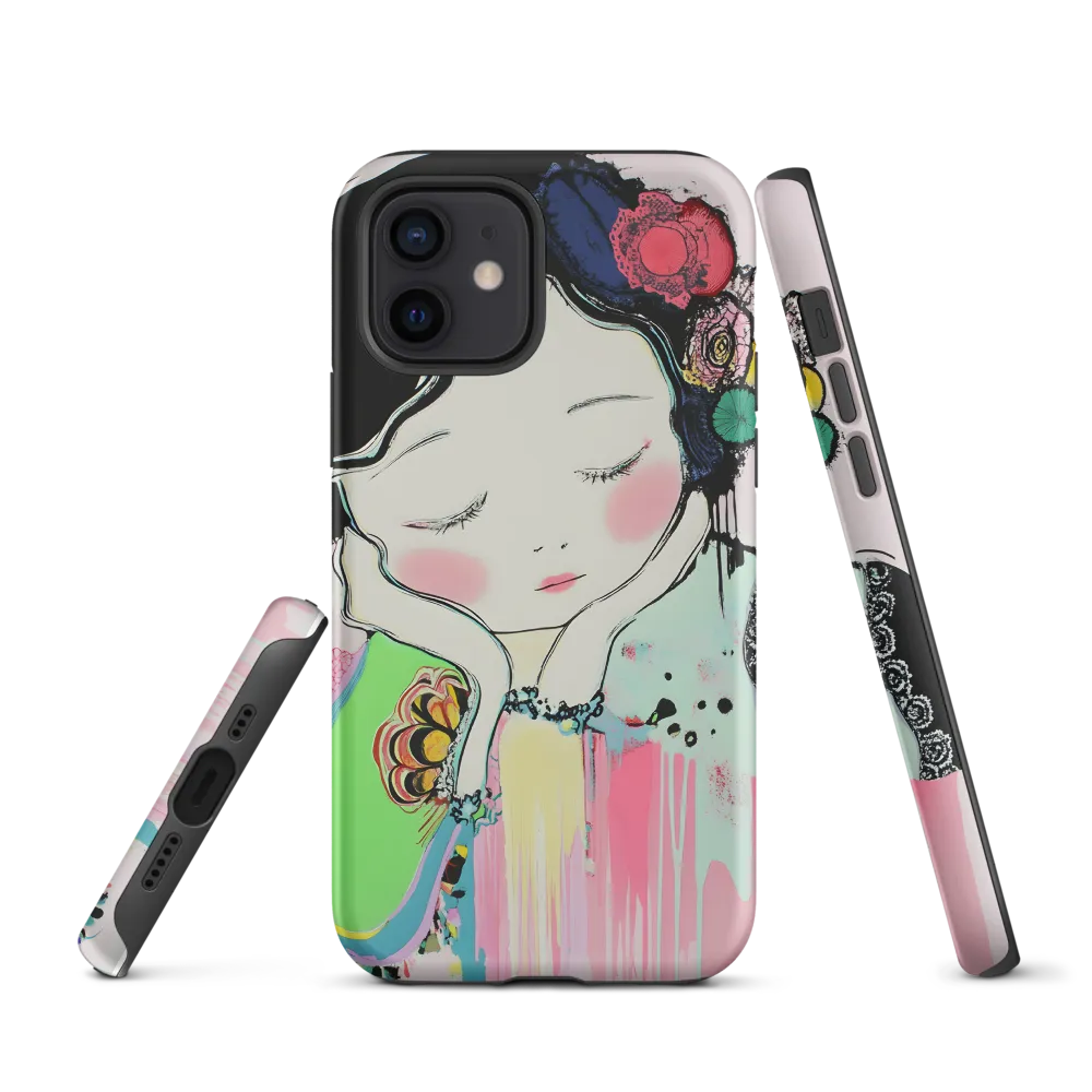 Whispers of Contemplation | Phone Case |  12 | Tough Case | Matte