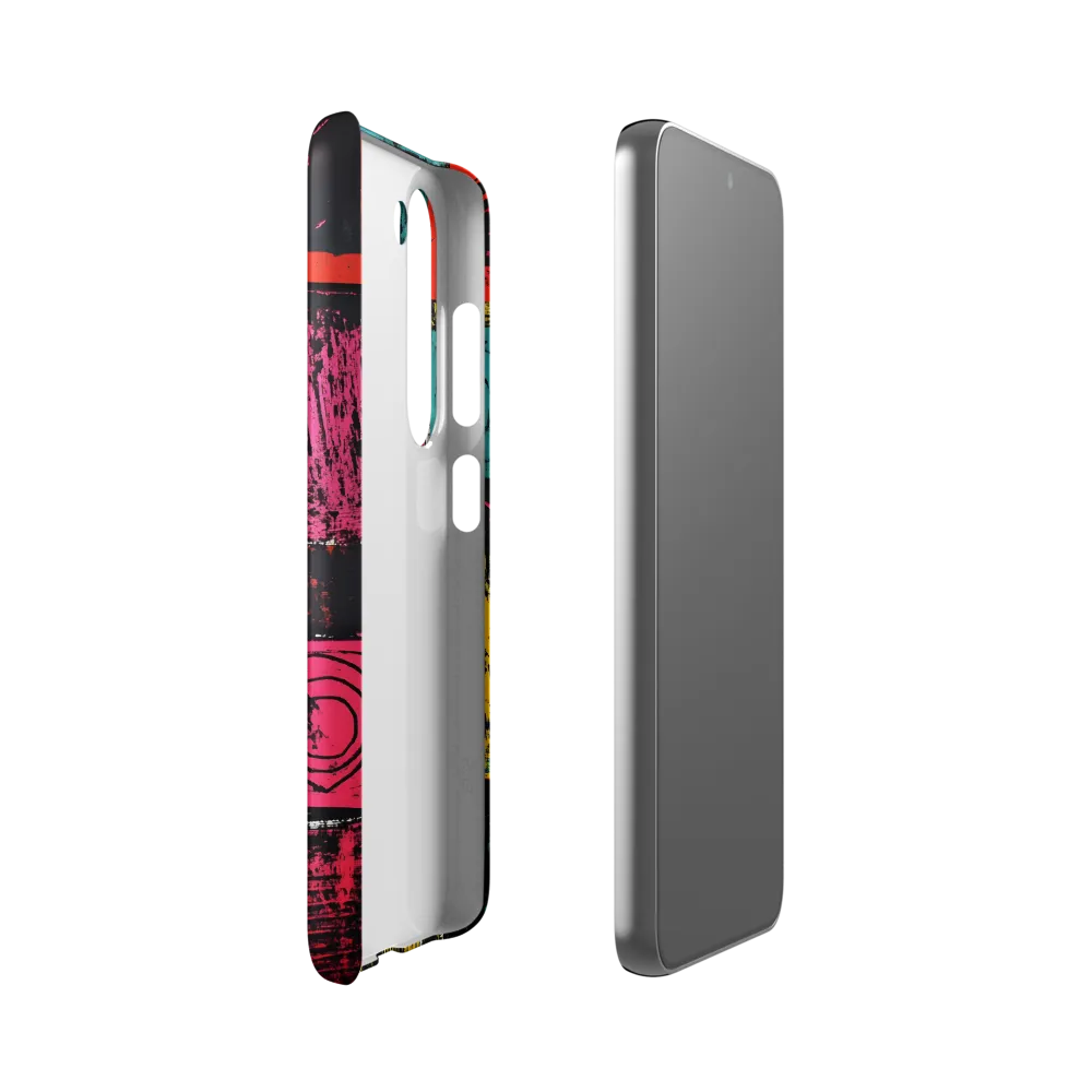 Dynamic Expressions in Geometric Patterns | Phone Case |  S23 | Snap Case | Matte