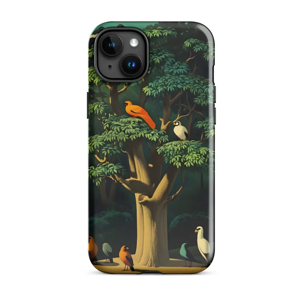 Harmony in Color: A Surreal Bird Symphony