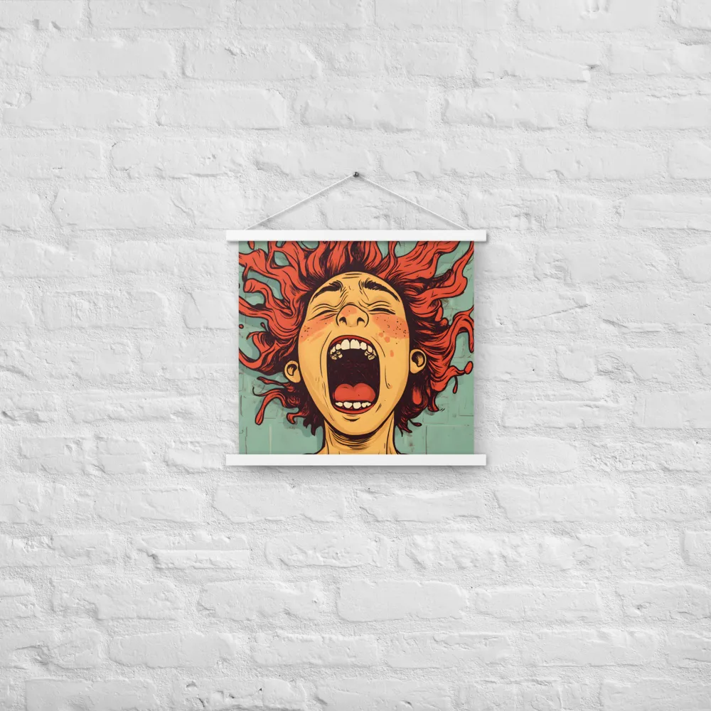 Fury Unleashed | Poster With White Wood Hanger | 18″×18″