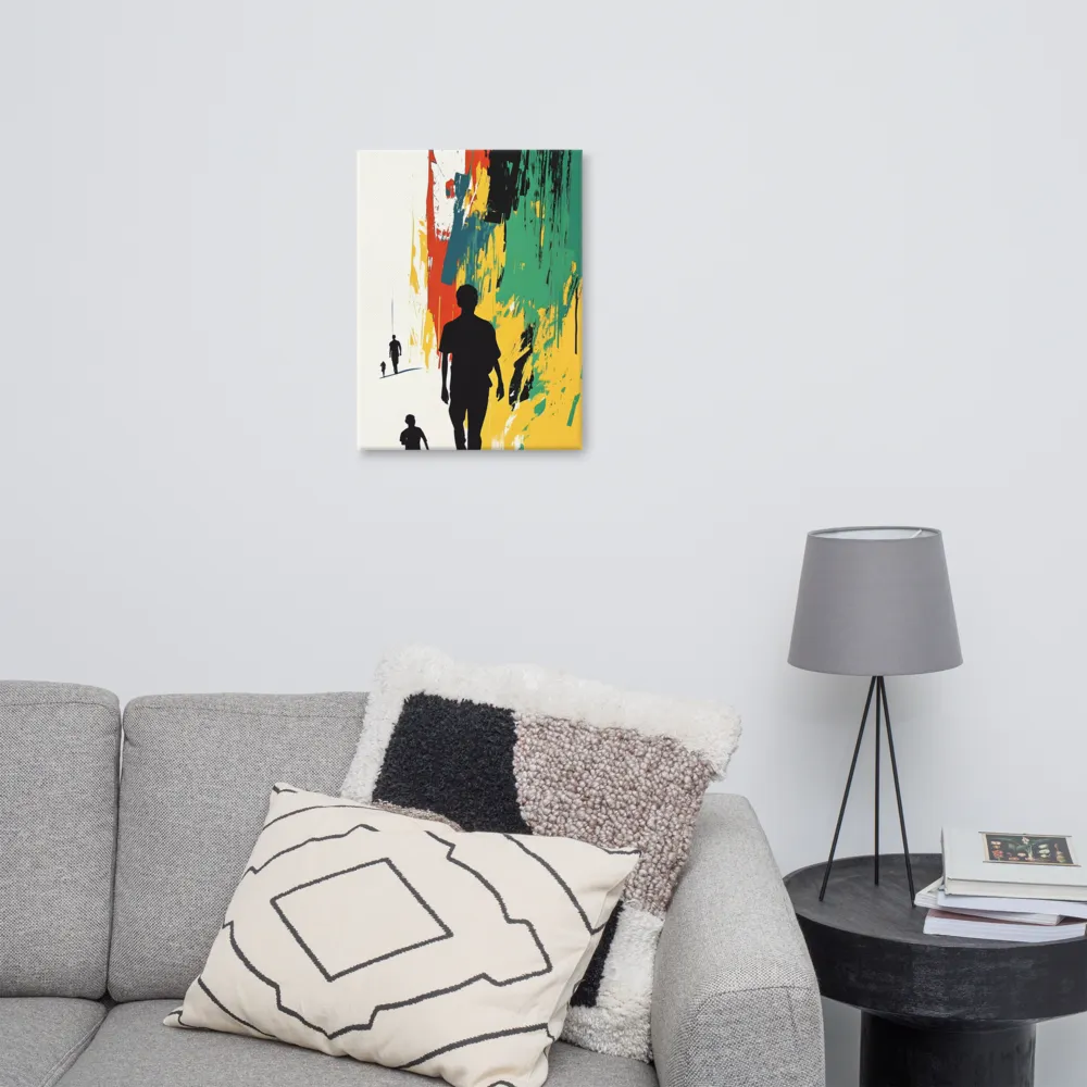 Journey of Silhouettes | Canvas | 18″×24″
