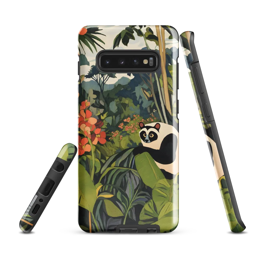 Panda in Paradise | Phone Case |  S10 Plus | Tough Case | Glossy