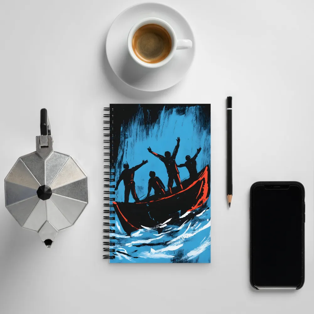 Victory on the Waves | Spiral Notebook