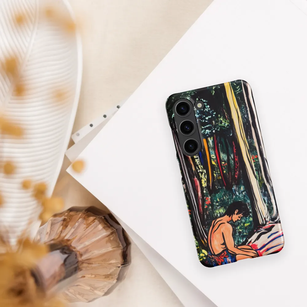 Contemplation in Nature | Phone Case |  S23 | Snap Case | Matte