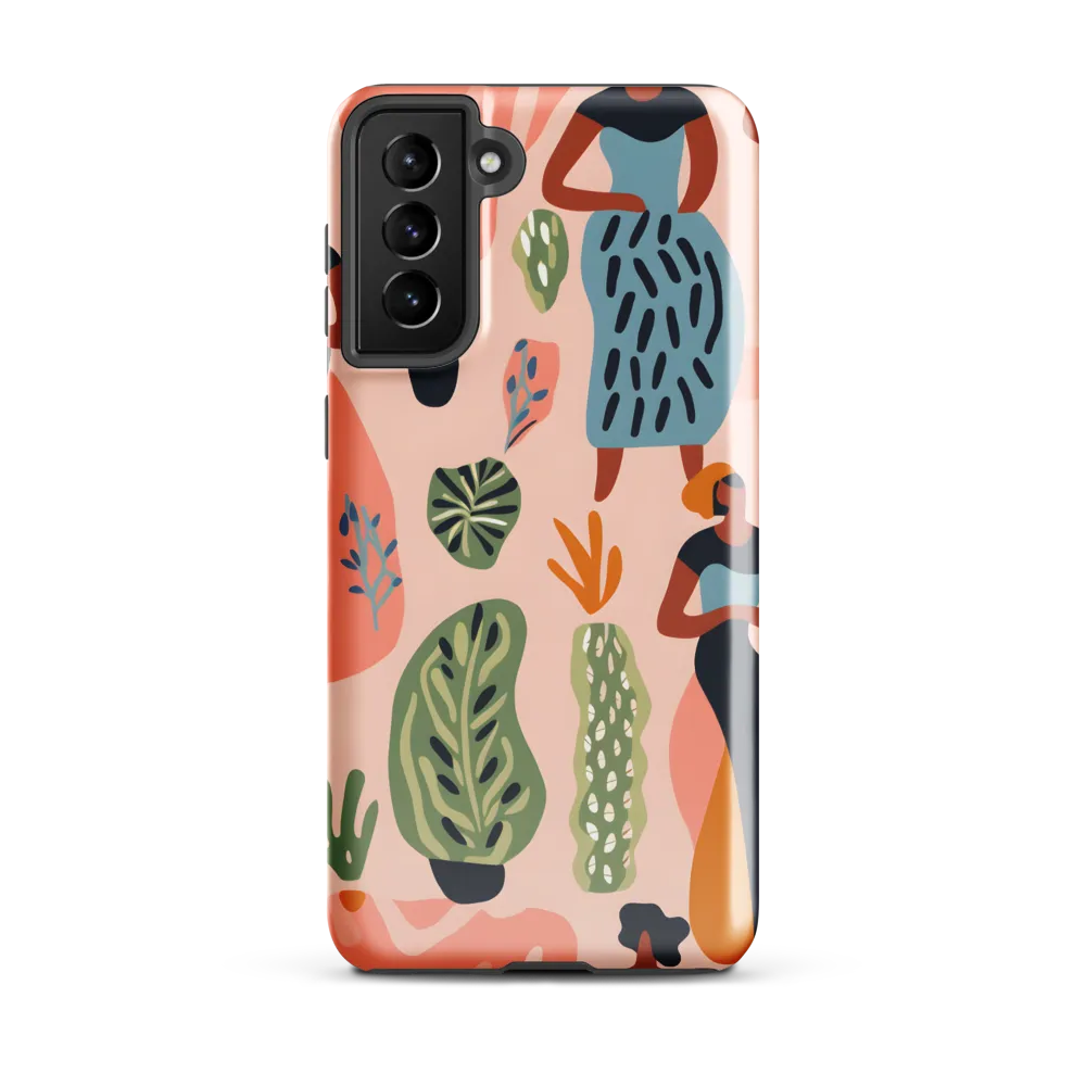 Harmony of Nature and Femininity | Phone Case |  S21 Plus | Tough Case | Glossy