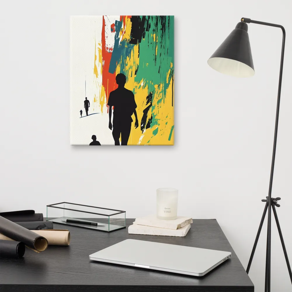 Journey of Silhouettes | Canvas | 16″×20″