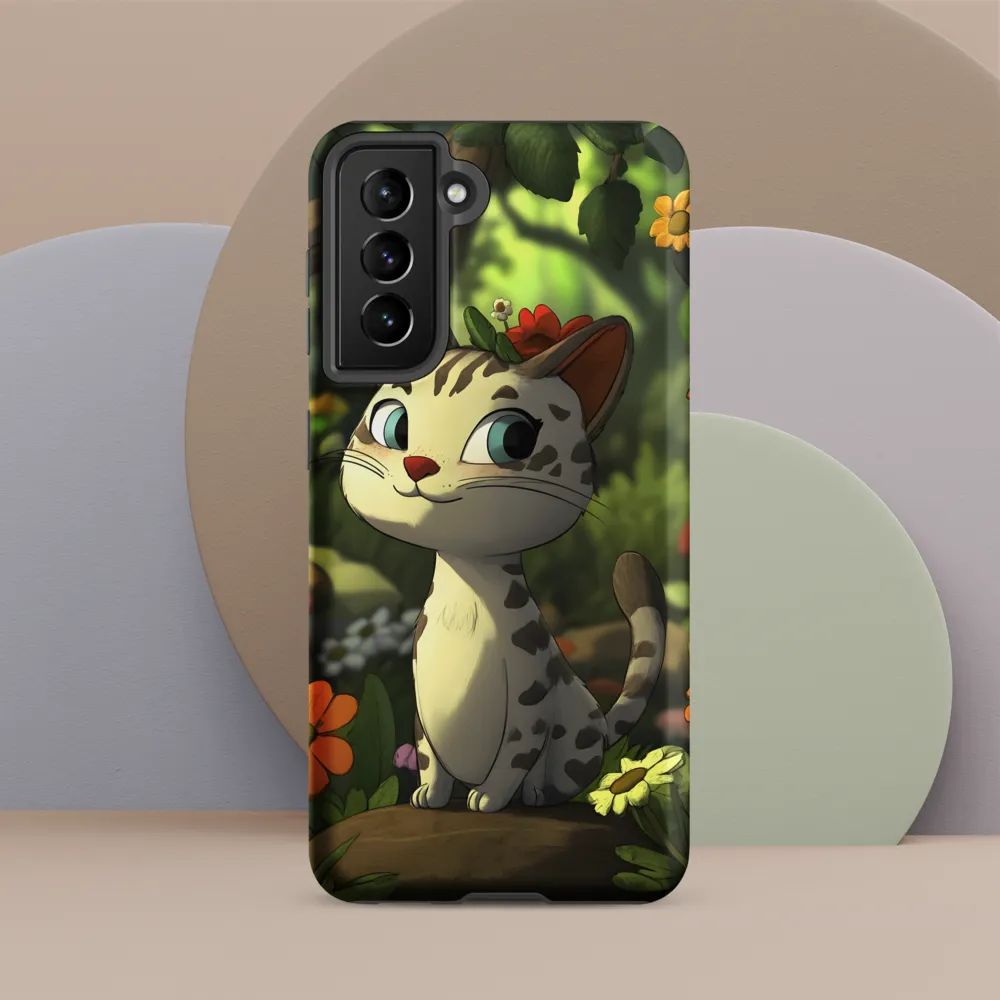 Whimsical Forest Cat