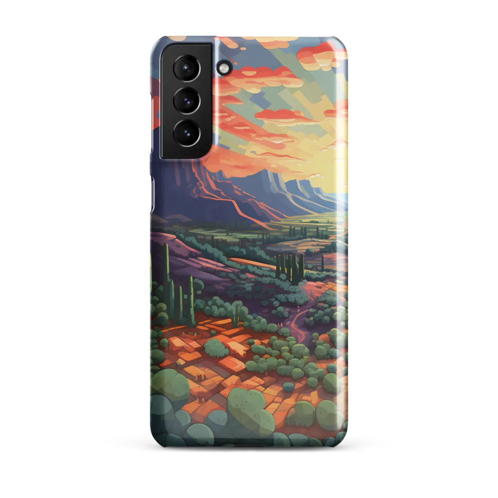 Desert Serenity at Dusk | Phone Case |  S21 Plus | Snap Case | Glossy