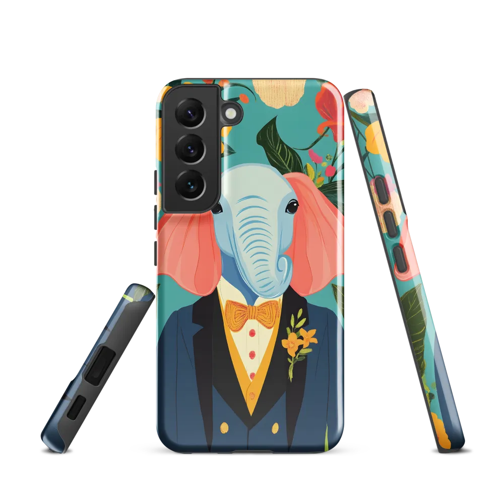 Elegance in Bloom | Phone Case |  S22 | Tough Case | Glossy
