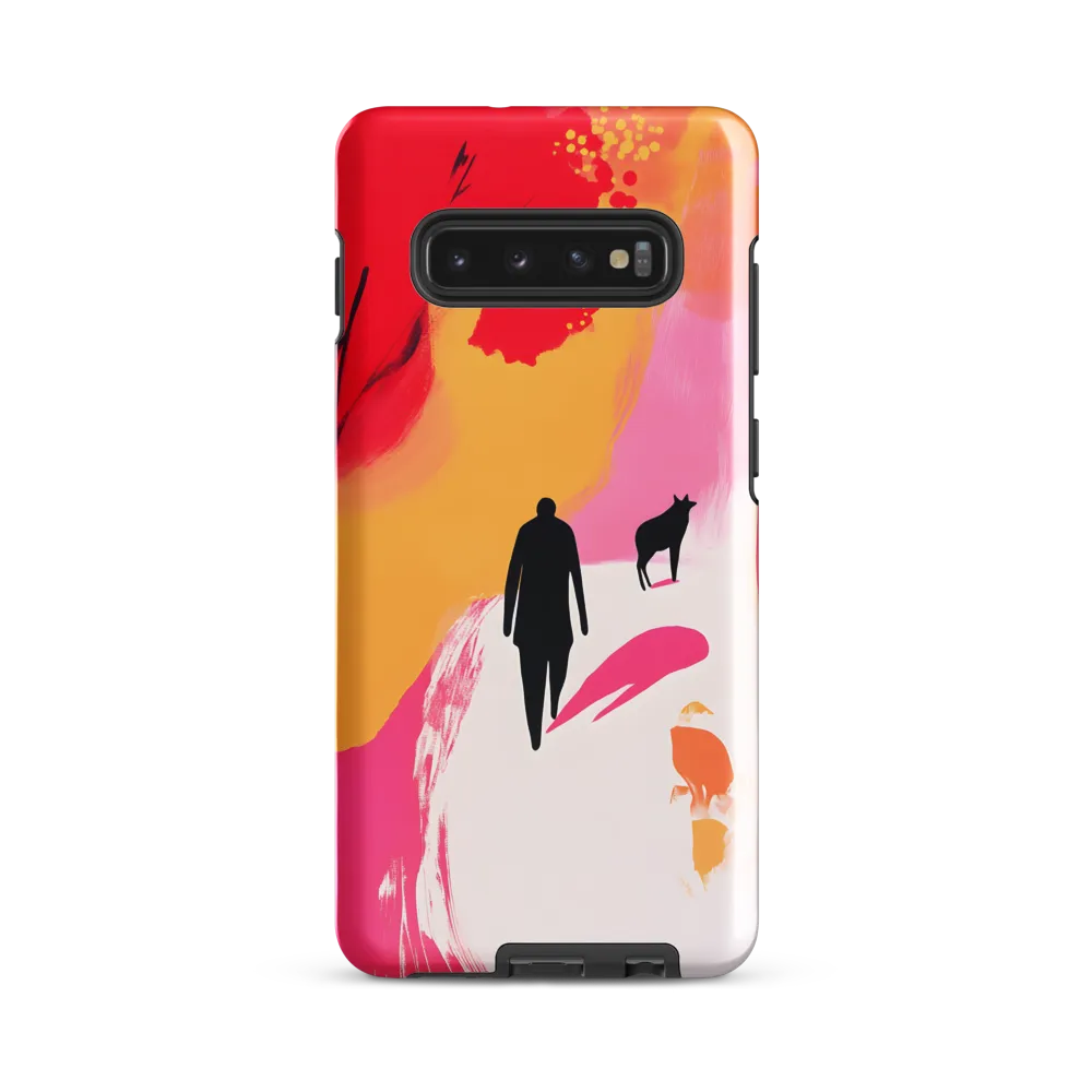 Journey Through Color: An Abstract Landscape | Phone Case |  S10 Plus | Tough Case | Glossy