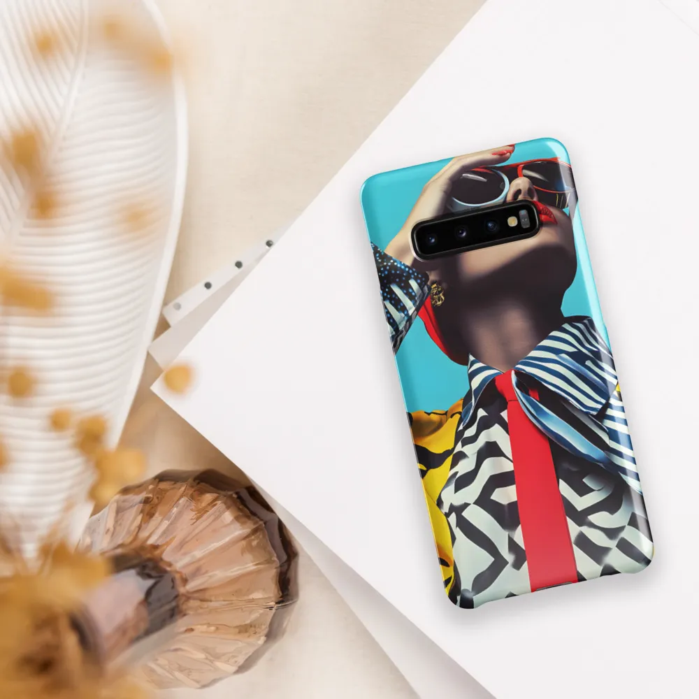 Chic Confidence in Bold Patterns | Phone Case |  S10 Plus | Snap Case | Glossy