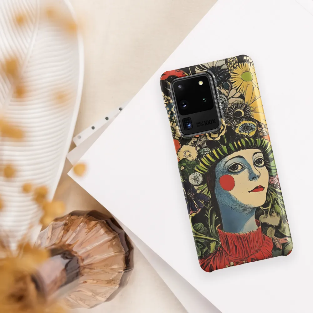 Floral Whimsy: A Portrait of Nature's Embrace